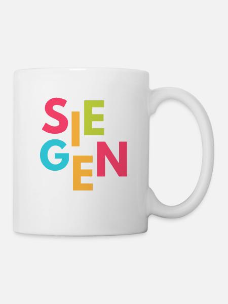 Siegen - Siegerland Design du quartier Siegen - Mug blanc - blanc