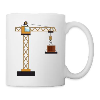 grue - Mug blanc - blanc - Droite