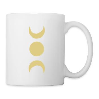 Mond - Tasse - Weiß - Rechts