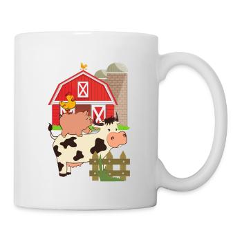 ferme - Mug blanc - blanc - Droite