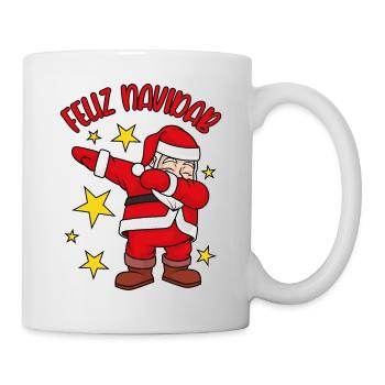 Feliz Navidad Dabbing Weihnachtsmann Feliz NaviDAB - Tasse - Weiß - Rechts