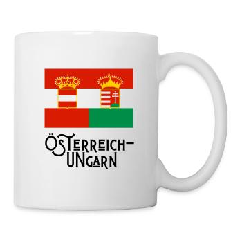 Flagge Österreich-Ungarns - Tasse - Weiß - Rechts