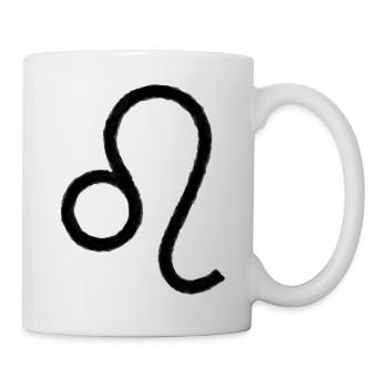 SYMBOLE DE LEO DANS LE PÉTROLE - Mug blanc - blanc - Droite