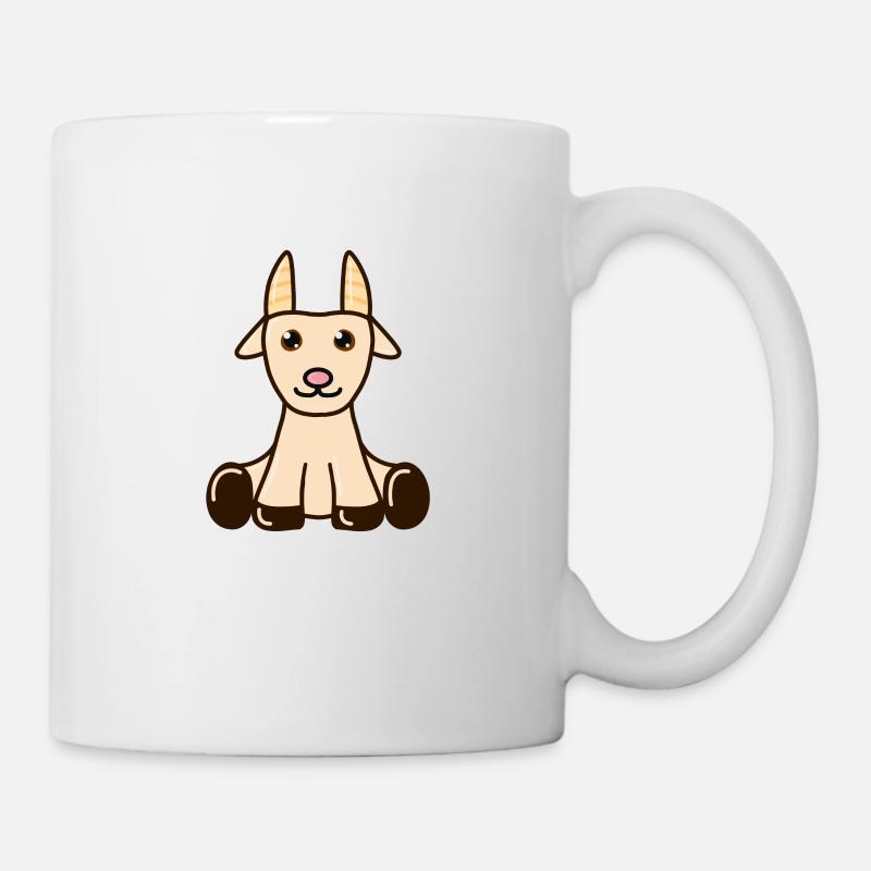 chèvre - Mug blanc - blanc
