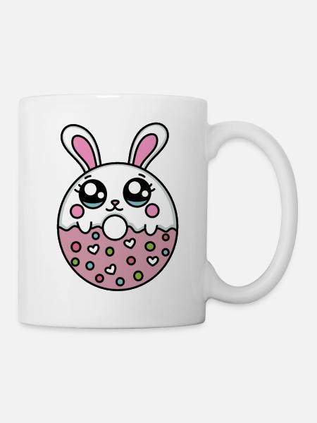 Donut lapin - Cute donut ( Rabbit ) - Mug blanc - blanc