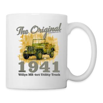 Willys Vintage 1941 - Tasse - Weiß - Rechts