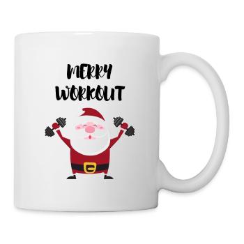 MERRY WORKOUT - Mug - white - Right