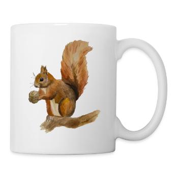 écureuil - Mug blanc - blanc - Droite