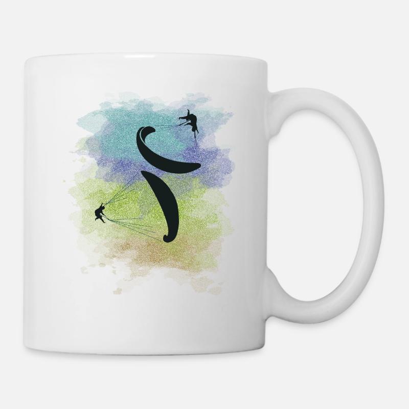 Parapente et parapente - Mug blanc - blanc
