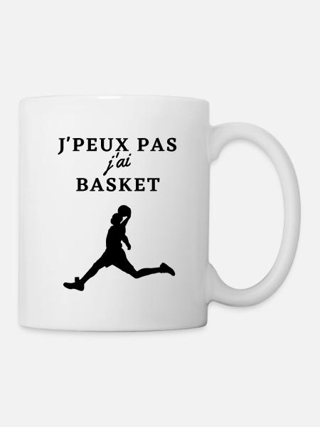 J'PEUX PAS J'AI BASKET - Mug blanc - blanc