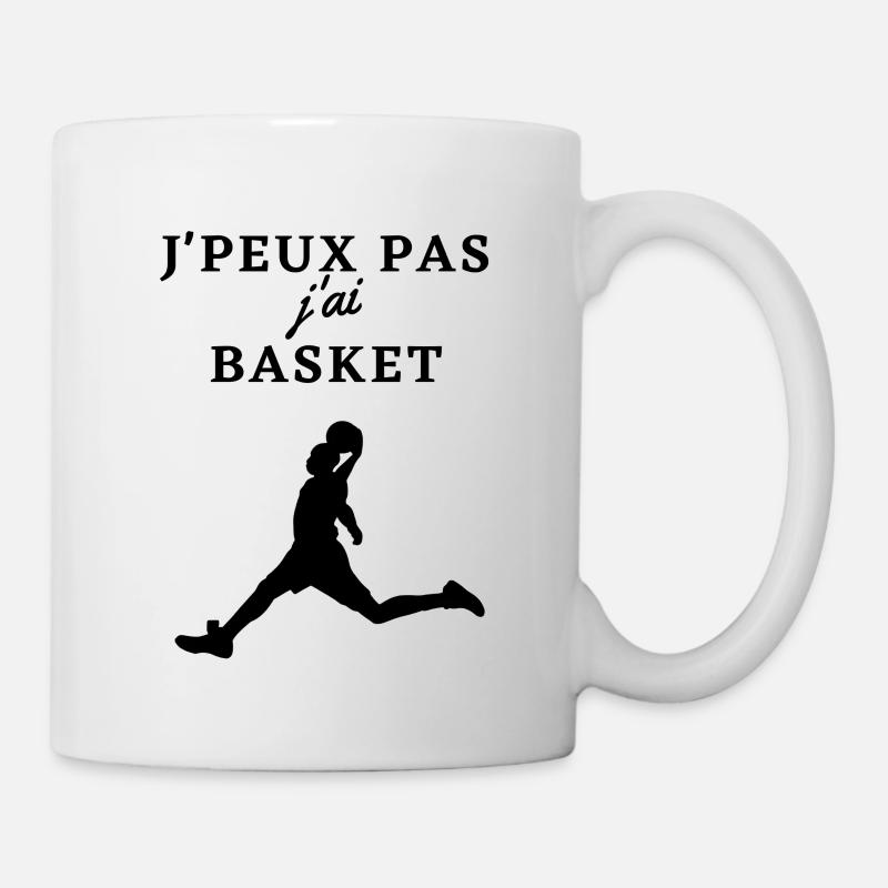 J'PEUX PAS J'AI BASKET - Mug blanc - blanc