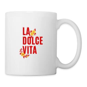 La dolce vita - Mug blanc - blanc - Droite