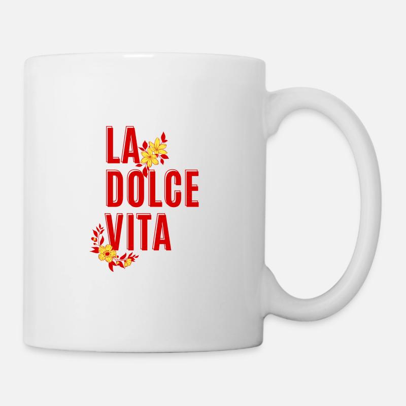 La dolce vita - Mug blanc - blanc