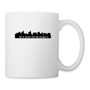 Frankfurt skyline - Mug - white - Right