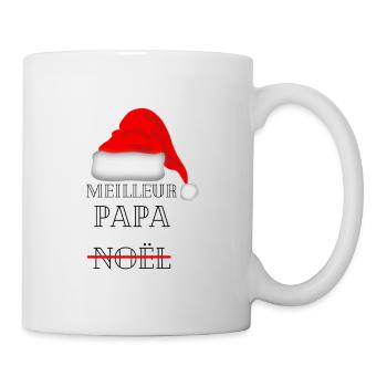 meilleur papa noël humour - Mug blanc - blanc - Droite