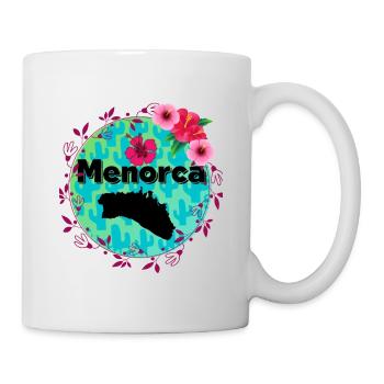 Menorca flower - Tasse - Weiß - Rechts