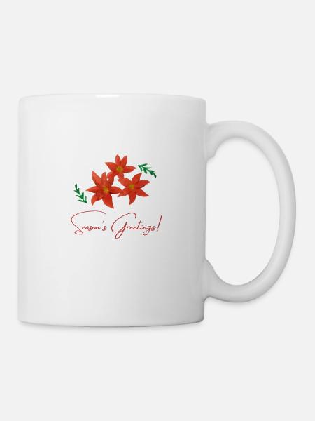 SEASON'S GREETINGS - Mug - white