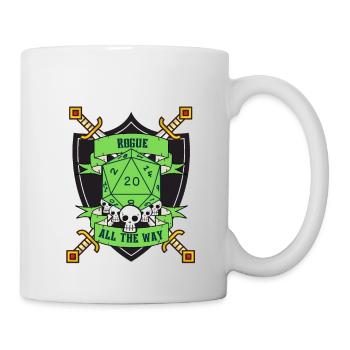 Rogue All The Way Green - Tasse - Weiß - Rechts