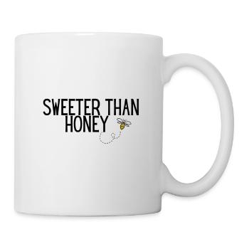 Sweeter than honey / Süßer als Honig/ Biene - Mug - white - Right