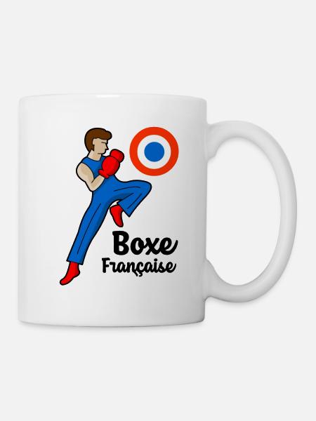 Boxe française - Mug blanc - blanc
