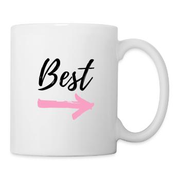 Best Friends / Besties / Rosa - Mug - white - Right
