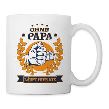 Bester Papa - Tasse - Weiß - Rechts
