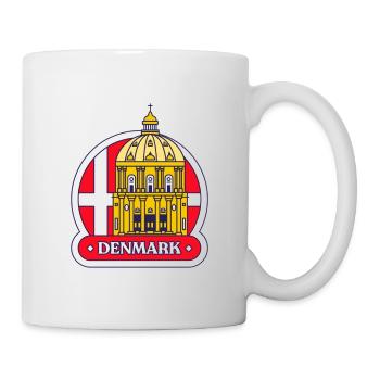 Danemark - Mug blanc - blanc - Droite