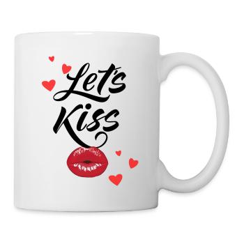Saint Valentine - Lets Kiss - Mug - white - Right