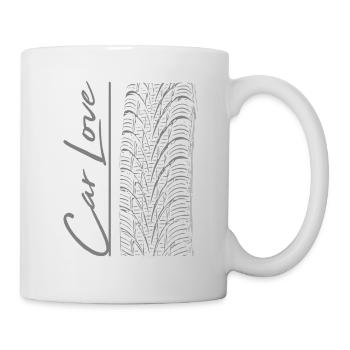 Car Love / Tuning / Moto / Pneus / Voiture - Mug blanc - blanc - Droite