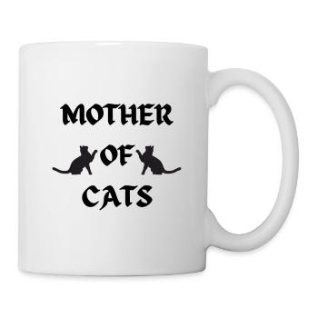 Mutter der Katzen/ Katzen Lady - Tasse - Weiß - Rechts