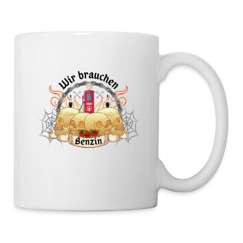 Benzin - Tasse - Weiß - Rechts