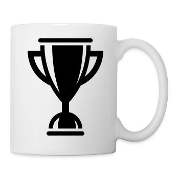 Cup / Trophy / Chalice (Icon / Pictogram) - Mug - white - Right