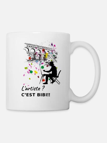 Je peux pas je suis artiste - Mug blanc - blanc