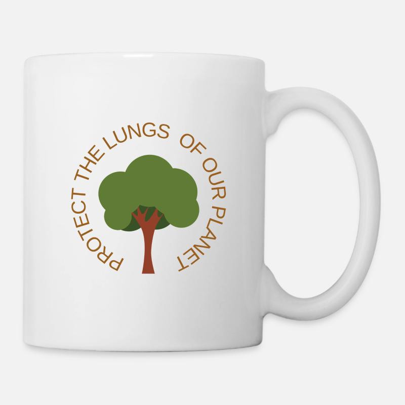 Protect our environment / environmental protection / climate change - Mug - white