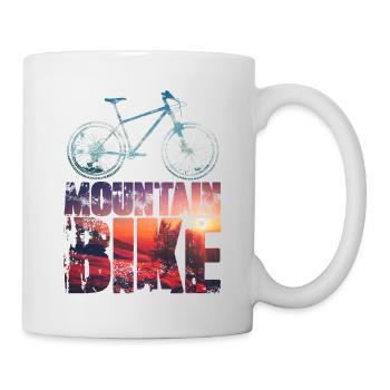 VTT - Mug blanc - blanc - Droite