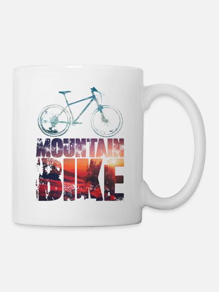 Mountain Bike - Mug - white
