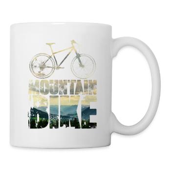 VTT - Mug blanc - blanc - Droite