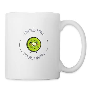 I need kiwi to be happy - Mug blanc - blanc - Droite
