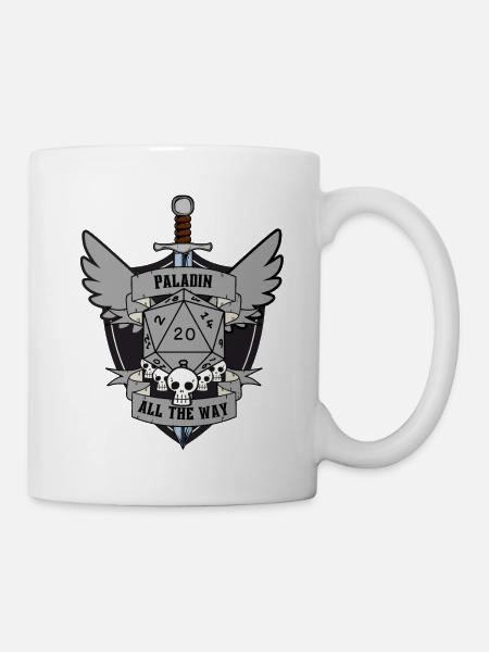 Paladin All The Way Grey - Tasse - Weiß