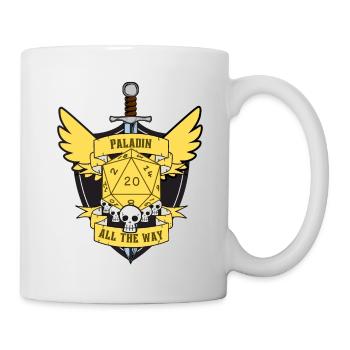 Paladin All The Way Yellow - Tasse - Weiß - Rechts