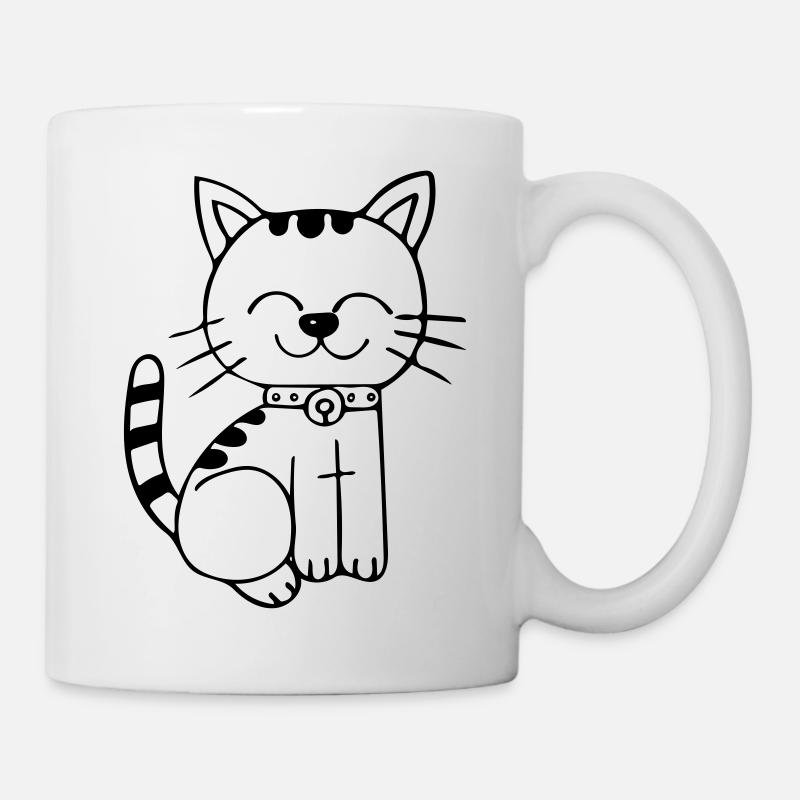Kätzchen - Tasse - Weiß