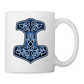Mjöllnir - Thor's hammer - Mug - white - Right