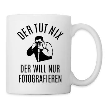 fotografieren Fotograf Sprüche Geschenkidee lustig - Tasse - Weiß - Rechts