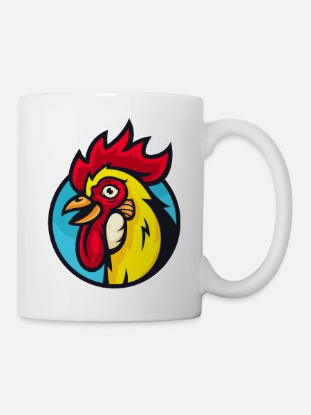 Coq - Mug blanc - blanc