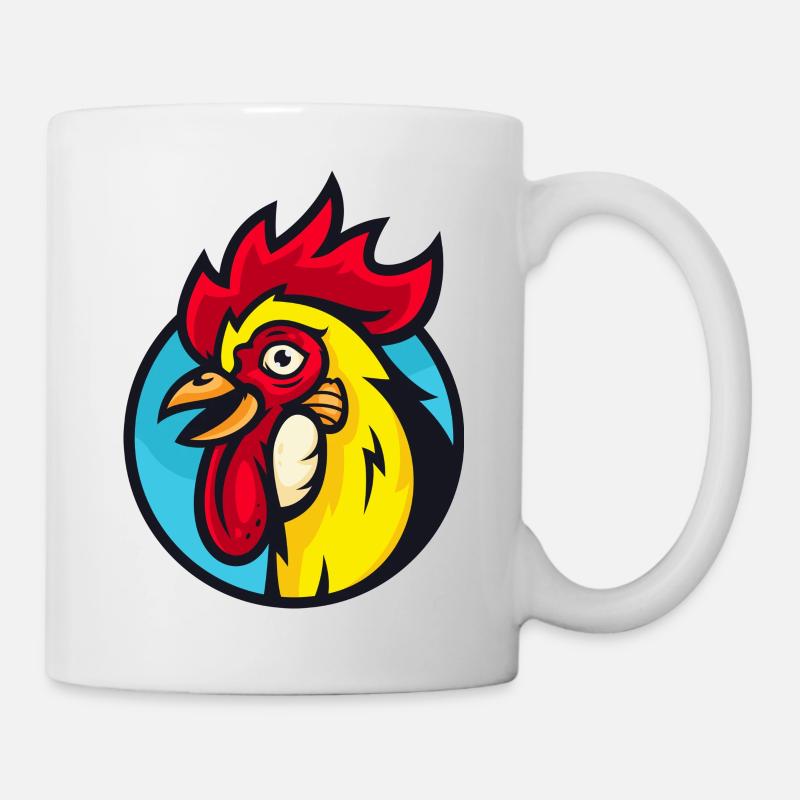 Coq - Mug blanc - blanc