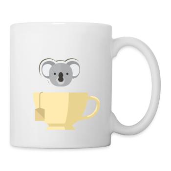 My Puns Are Koala Tea Funny And Cute Koala Bear - Tasse - Weiß - Rechts