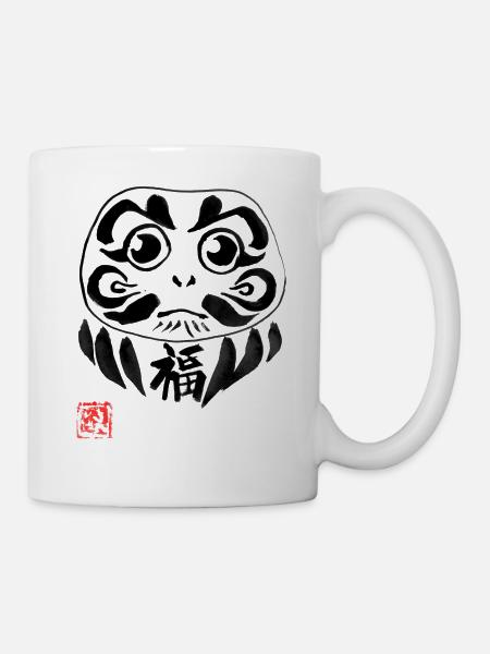 daruma - Tasse - Weiß