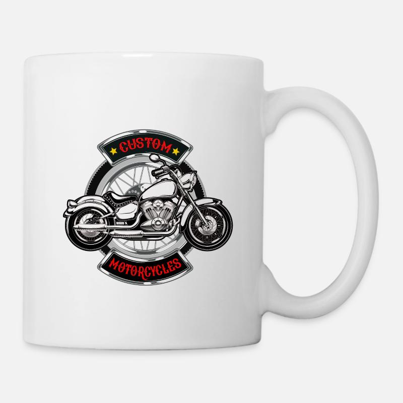 Custom bikes - Mug blanc - blanc