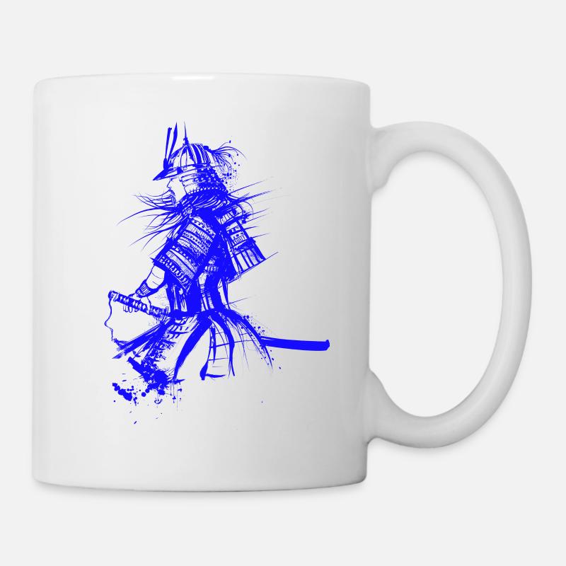 Samouraï Design - Mug blanc - blanc