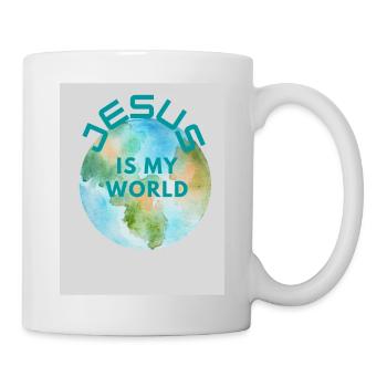 JESUS IS MY WORLD - Mug - white - Right